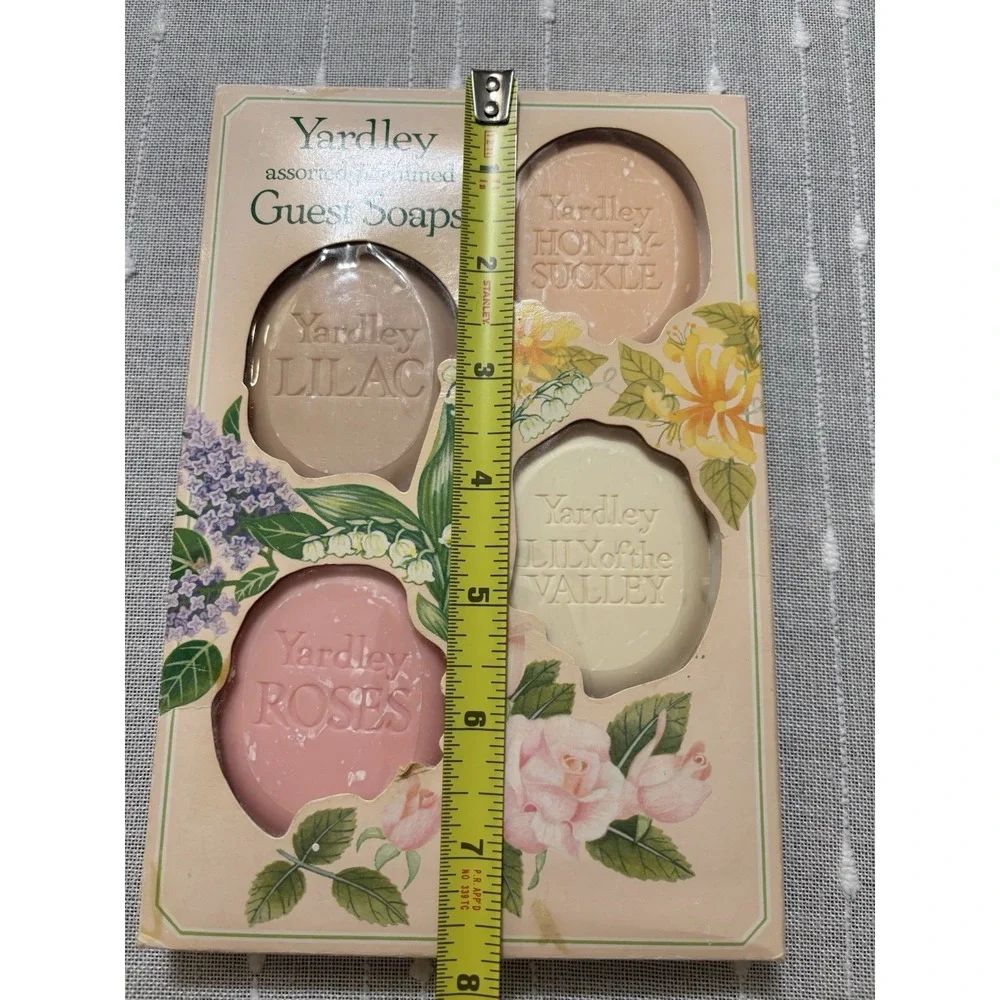 Vintage Yardley of London Guest Soaps Lilac Honeysuckle Roses Lily of the Valley